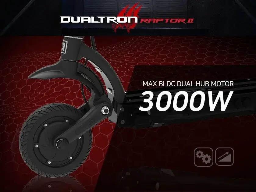 Dualtron Raptor 2 power
