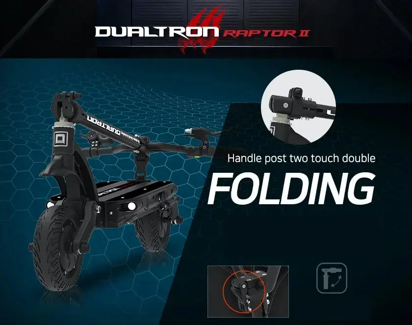 Dualtron Raptor 2 folding