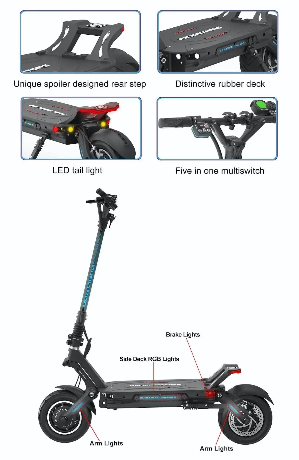 Dualtron Thunder 2 features