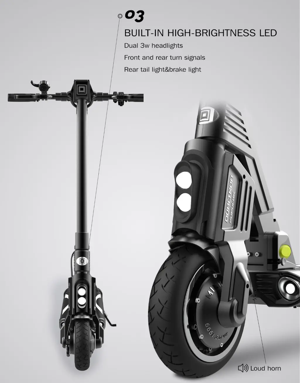 Dualtron Popular front