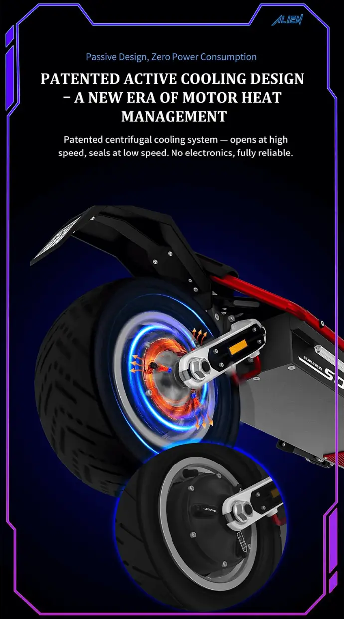 Dualtron Sonic Model A Cooling