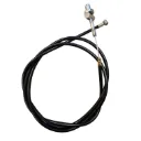 Brake cable with brake end cylinder
