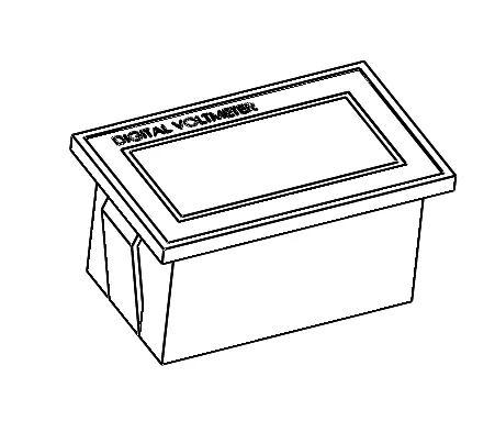 Voltmeter til hurtiglader