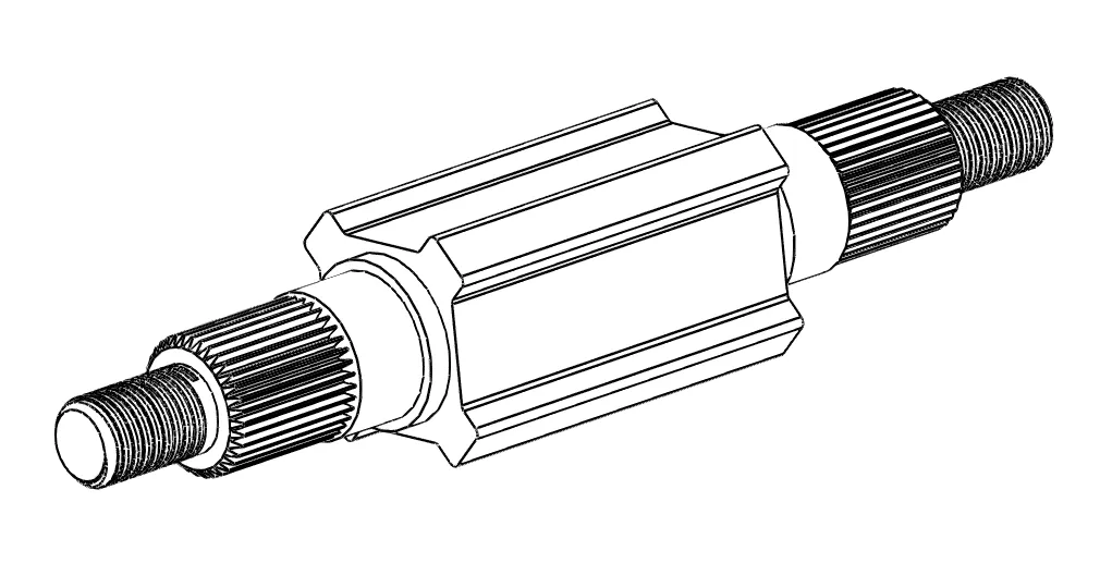 Suspension shaft 66mm