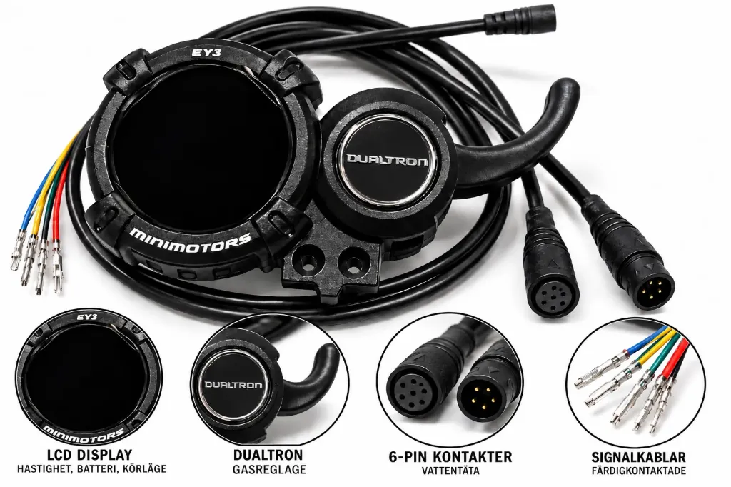 New EY3 with 6 core wire 52V-72V plug & play